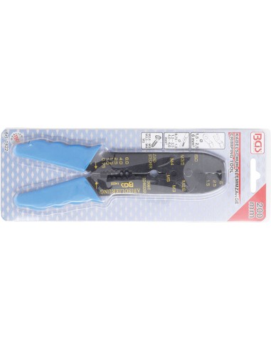 Pinza a crimpare quintupla 200 mm...