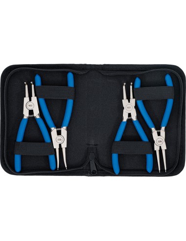 Set 4 pezzi pinze per anelli elastici...