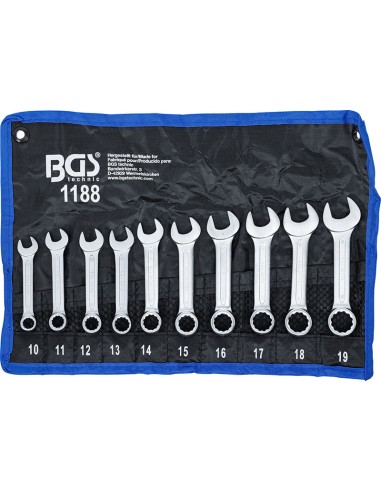 Set 10 pezzi chiavi combinate tipo...