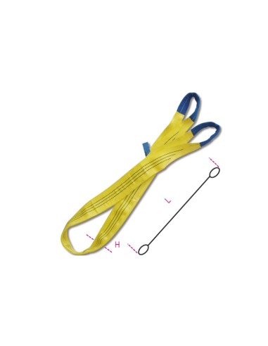 Braca per sollevamento 3t giallo...