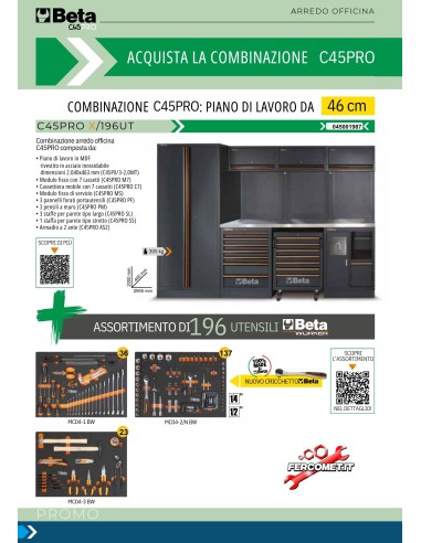 Arredamento officina BETA C45PRO +...