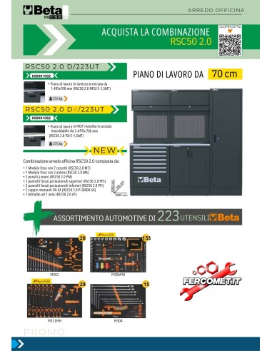 Arredo officina BETA RSC50 2.0 +...