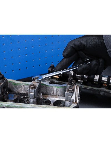 Serie chiavi combinate cromate in...