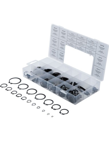 Kit 300 pezzi anelli elastici Seeger...