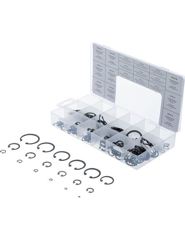 Kit 300 pezzi anelli elastici Seeger...