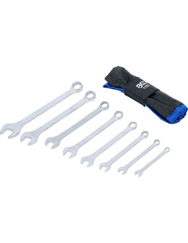 Serie 8 chiavi combinate cromate...